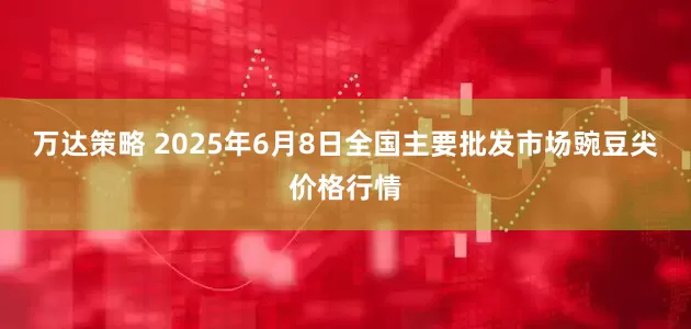 万达策略 2025年6月8日全国主要批发市场豌豆尖价格行情